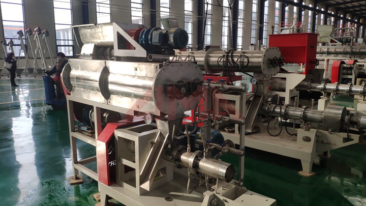 wet type Goldfish feed making machine in the Philippines